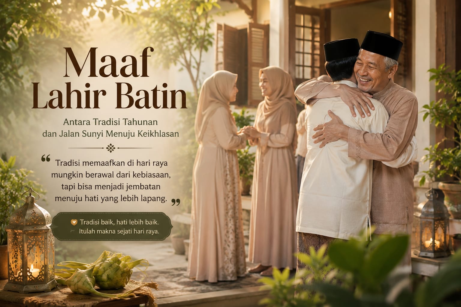 Ungkapan Maaf Lahir Batin: Antara Formalitas dan Jalan Menuju Keikhlasan